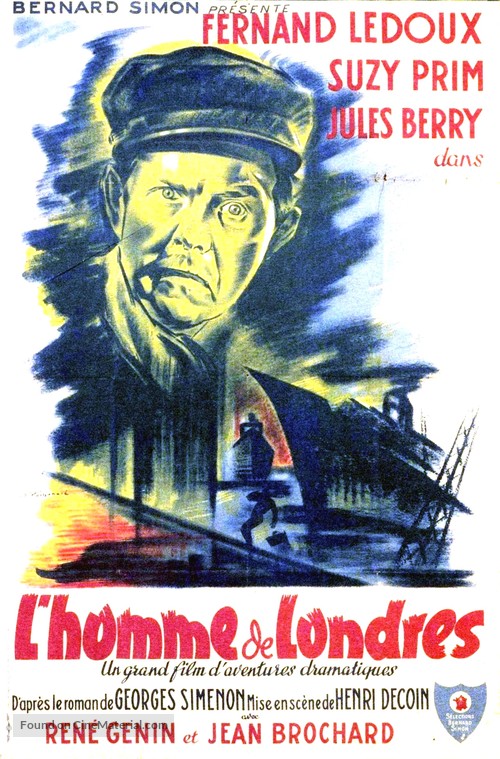 L&#039;homme de Londres - French Movie Poster