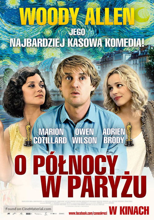 Midnight in Paris - Polish Movie Poster