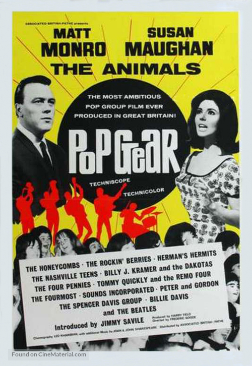 Pop Gear - British Movie Poster