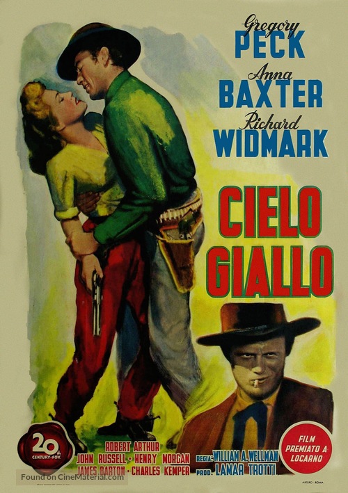 Yellow Sky - Italian Movie Poster