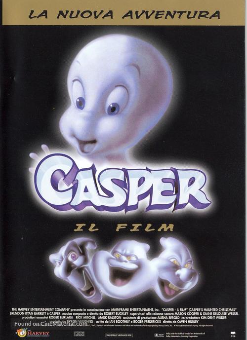 Casper&#039;s Haunted Christmas - Italian DVD movie cover