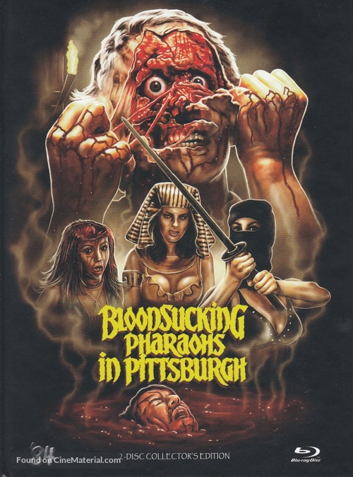 Bloodsucking Pharaohs in Pittsburgh - German Blu-Ray movie cover