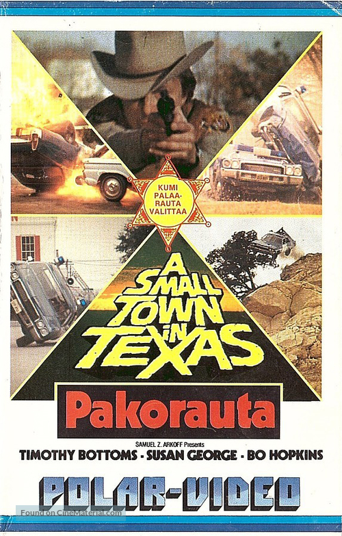 A Small Town in Texas - Finnish VHS movie cover