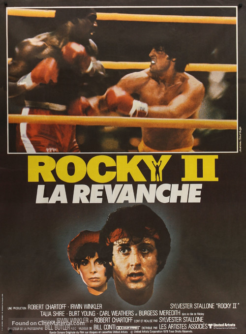 Rocky II - French Movie Poster