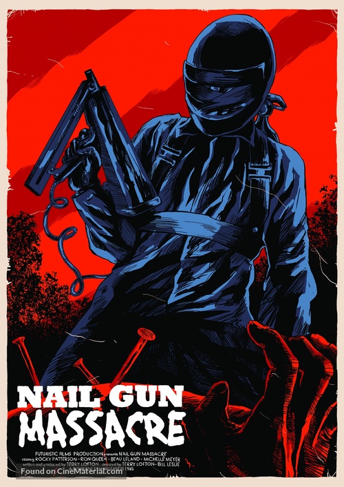 The Nail Gun Massacre - Russian poster