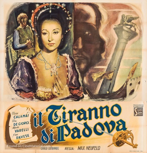 Il tiranno di Padova - Italian Movie Poster