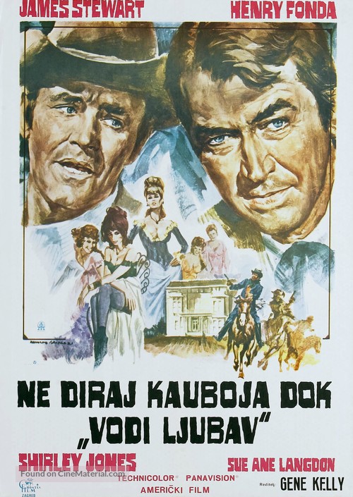 The Cheyenne Social Club - Yugoslav Movie Poster