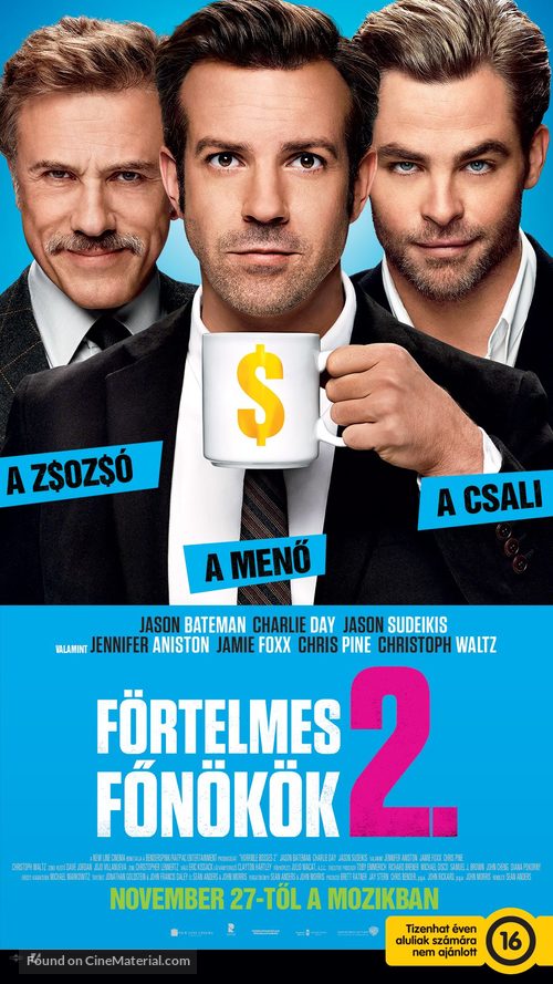 Horrible Bosses 2 - Hungarian Movie Poster