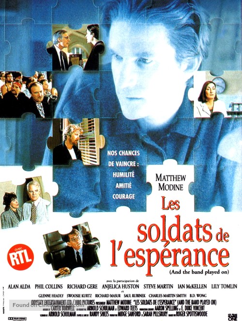 And the Band Played On - French Movie Poster