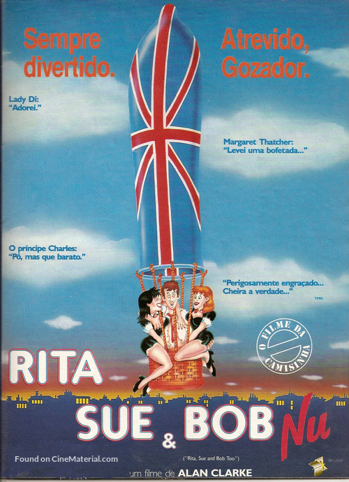 Rita, Sue and Bob Too - Brazilian Movie Poster