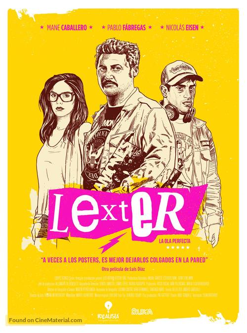 Lexter, the perfect wave - Argentinian Movie Poster