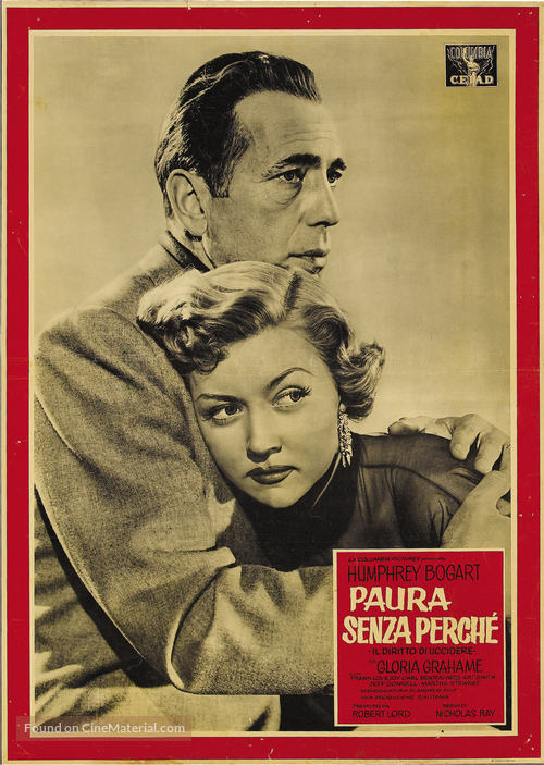 In a Lonely Place - Italian Movie Poster