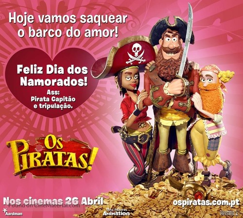 The Pirates! Band of Misfits - Portuguese Movie Poster