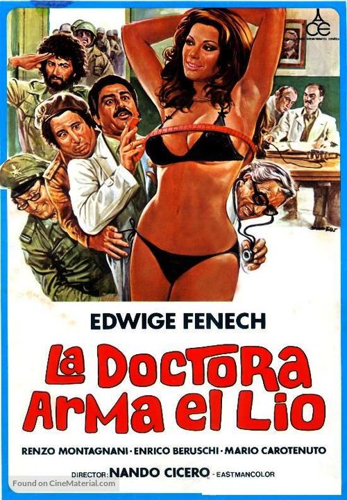 La soldatessa alla visita militare - Spanish Movie Poster