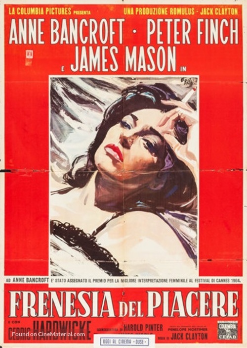 The Pumpkin Eater - Italian Movie Poster