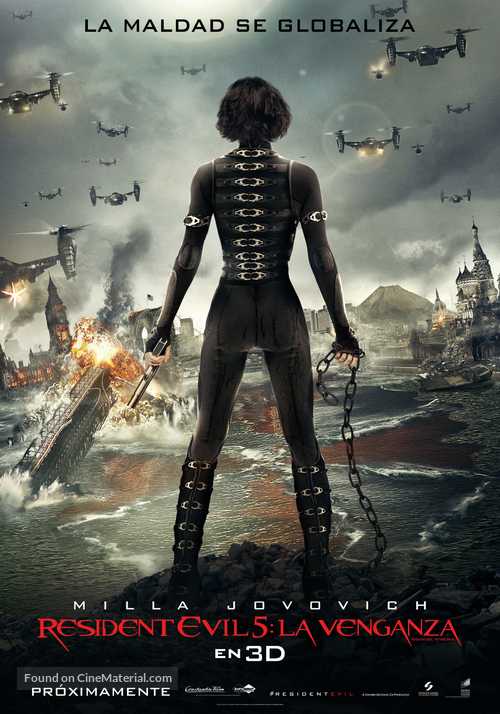 Resident Evil: Retribution - Mexican Movie Poster