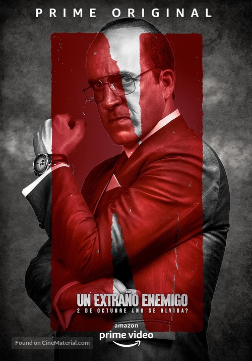 &quot;Un extra&ntilde;o enemigo&quot; - Mexican Movie Poster