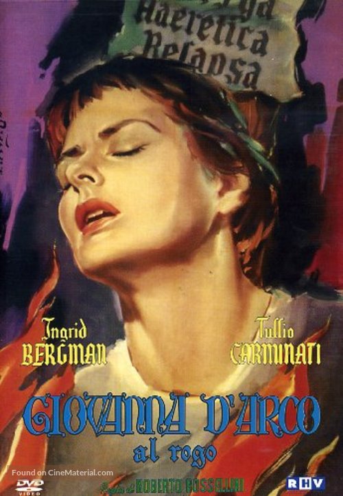 Giovanna d&#039;Arco al rogo - Italian Movie Cover