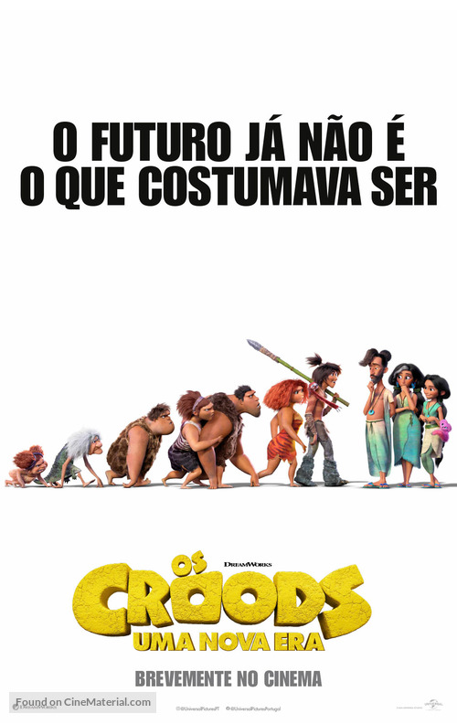 The Croods: A New Age - Portuguese Movie Poster