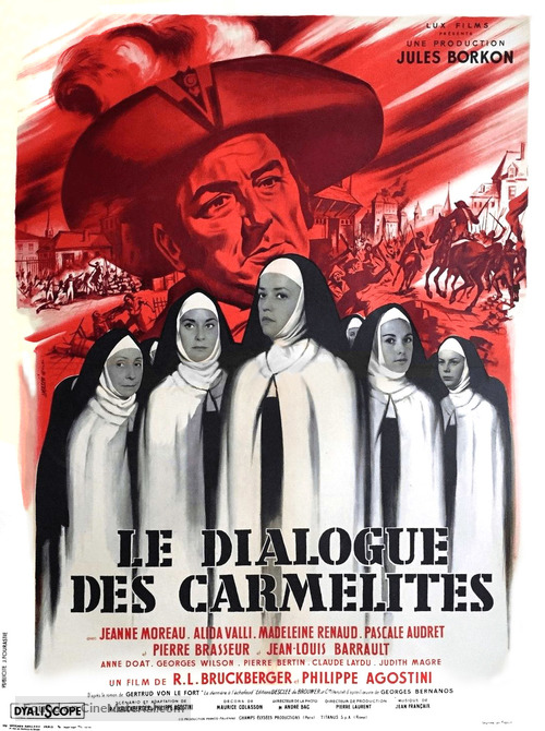 Le dialogue des Carm&eacute;lites - French Movie Poster