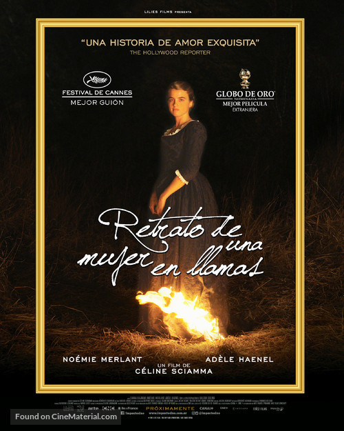 Portrait de la jeune fille en feu - Argentinian Movie Poster