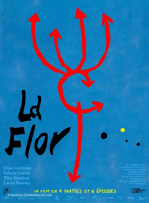 La flor - French Movie Poster