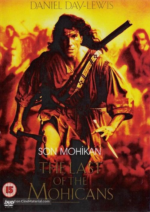 The Last of the Mohicans - Turkish DVD movie cover