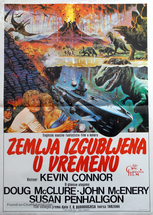 The Land That Time Forgot - Croatian Movie Poster