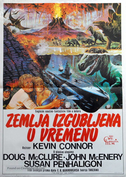 The Land That Time Forgot - Croatian Movie Poster