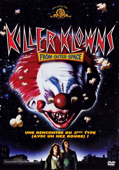 Killer Klowns from Outer Space - French DVD movie cover