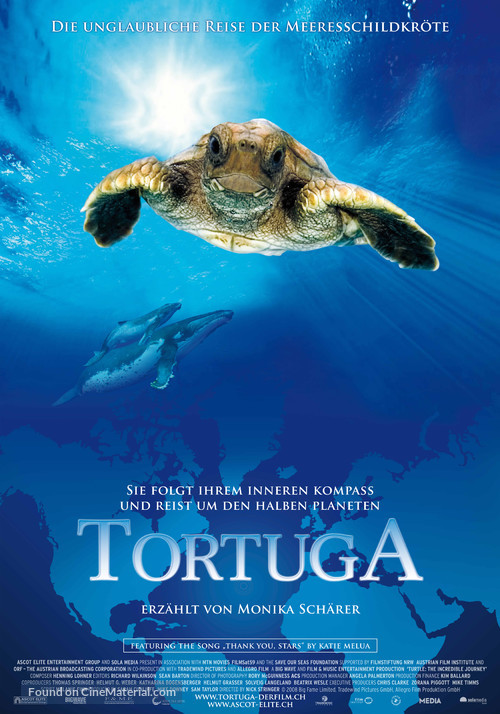 Turtle: The Incredible Journey - Swiss Movie Poster