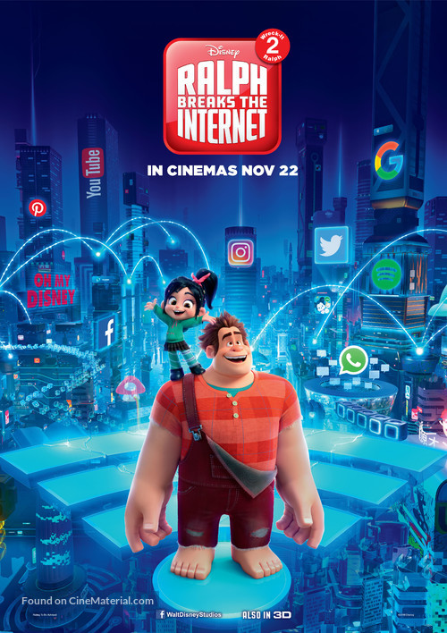 Ralph Breaks the Internet - Singaporean Movie Poster