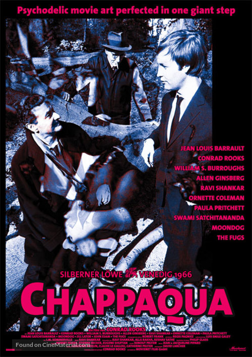 Chappaqua - German Movie Poster
