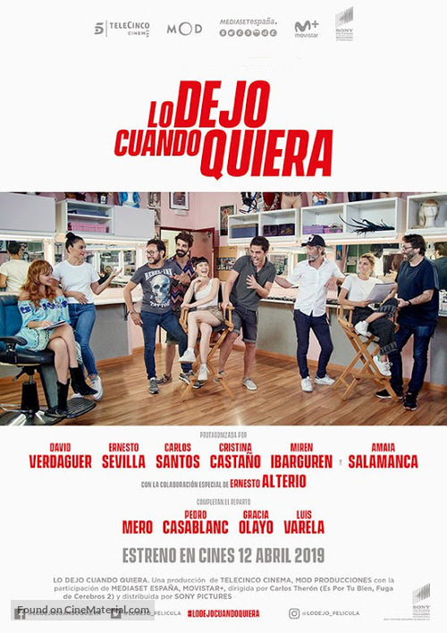 Lo dejo cuando quiera - Spanish Movie Poster