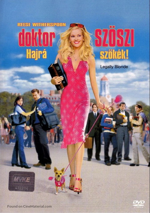 Legally Blonde - Hungarian DVD movie cover