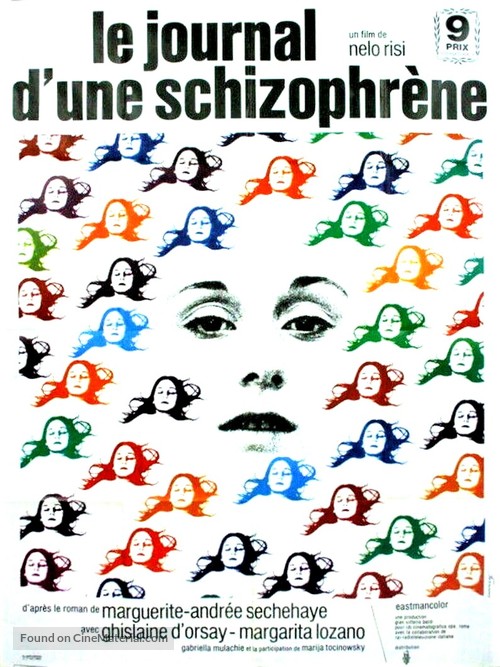 Diario di una schizofrenica - French Movie Poster