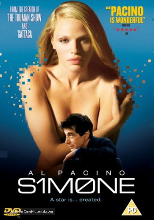 S1m0ne - British DVD movie cover