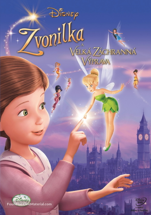 Tinker Bell and the Great Fairy Rescue - Czech DVD movie cover