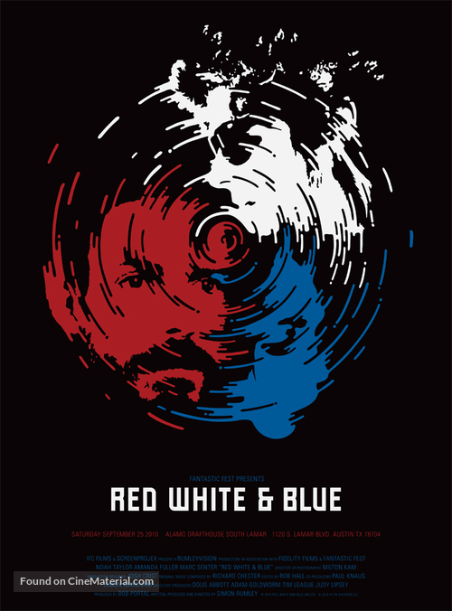 Red White &amp; Blue - Homage movie poster