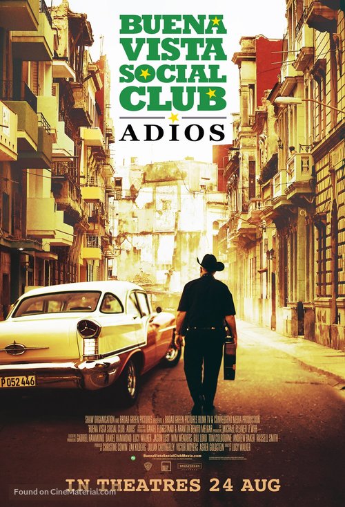 Buena Vista Social Club Adios - Singaporean Movie Poster