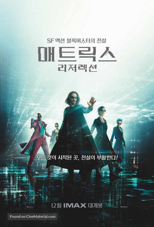 The Matrix Resurrections - South Korean Movie Poster