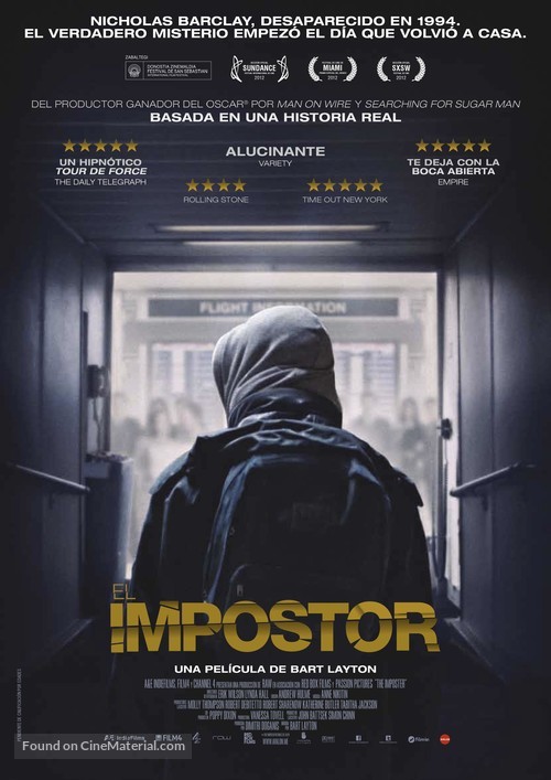 The Imposter - Spanish Movie Poster