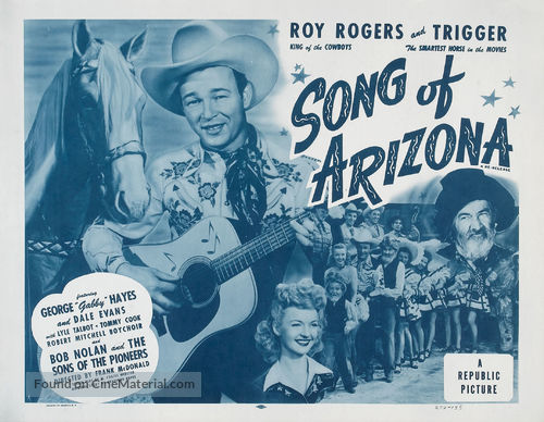 Song of Arizona - Re-release movie poster