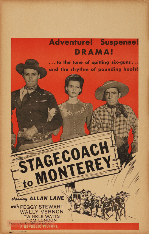 Stagecoach to Monterey - Movie Poster