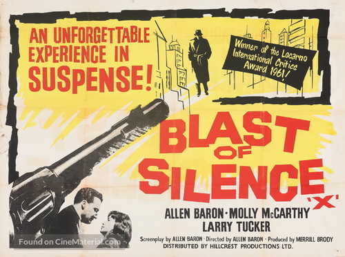 Blast of Silence - British Movie Poster