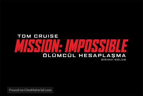 Mission: Impossible - Dead Reckoning Part One - Turkish Logo