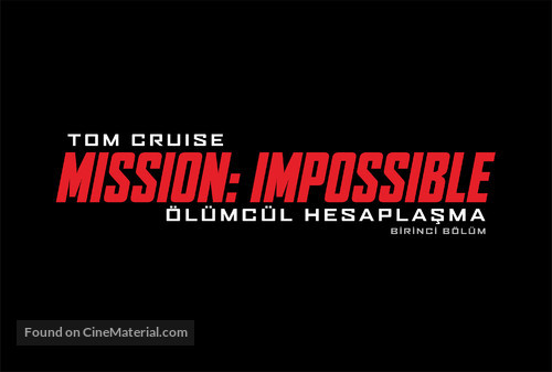 Mission: Impossible - Dead Reckoning Part One - Turkish Logo