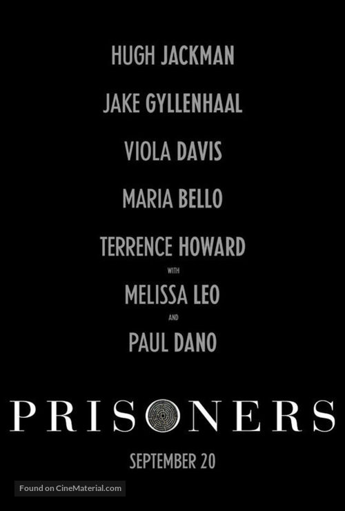 Prisoners - Movie Poster