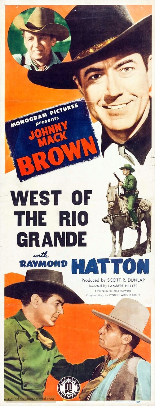 West of the Rio Grande - Movie Poster