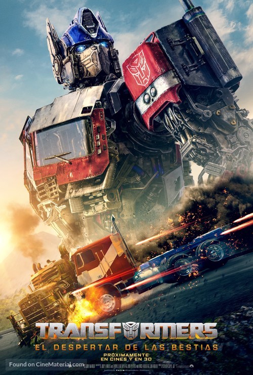 Transformers: Rise of the Beasts - Mexican Movie Poster